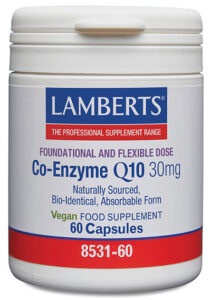 Co-Enzima Q10 30 mg (CoQ10 o ubiquinona) Lamberts