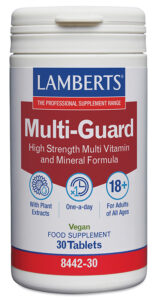 MultiGuard Complejo vitamínico con mezcla ORAC con 30 tabletas Lamberts