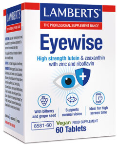 Eyewise con 20 mg de Luteína y mas como ayuda para la visión Lamberts