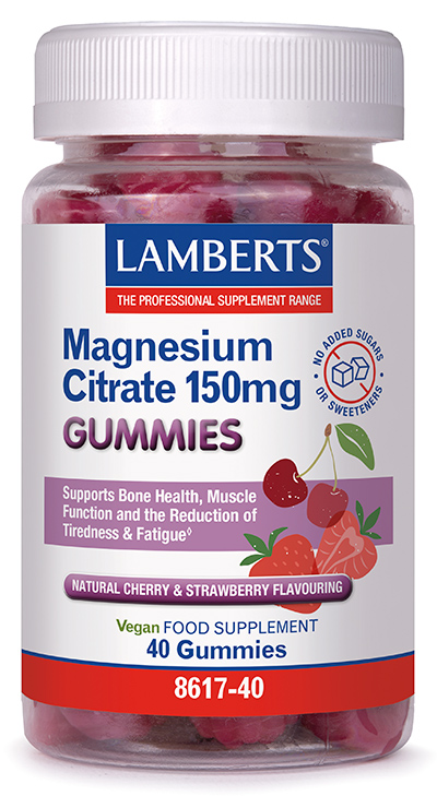 Gominolas de Citrato de Magnesio 150 mg Lamberts