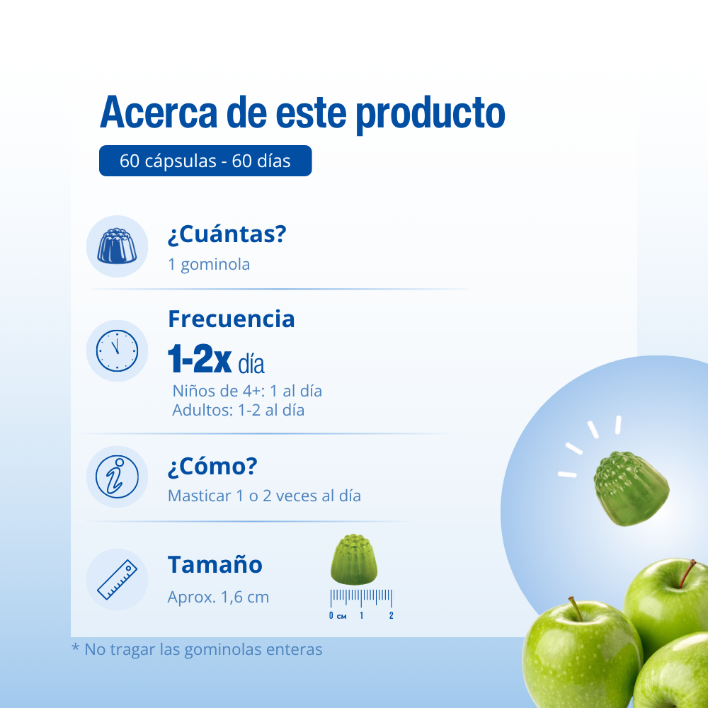 Vitamina D3 en gominolas Lamberts. Imagen 1