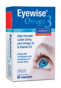 Eyewise® con Luteína, Zeaxantina mas Omega 3 y Vitamina D Lamberts