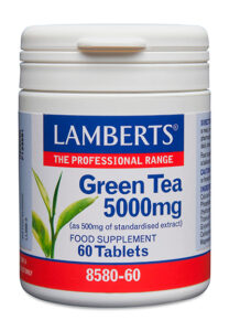 Té verde (Camellia sinensis) 5000 mg como extracto con L-Teanina Lamberts